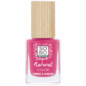 SO’BiO étic Lak na nehty - 40 bohémská růžová (11 ml) - se zářivou a intenzivní barvou