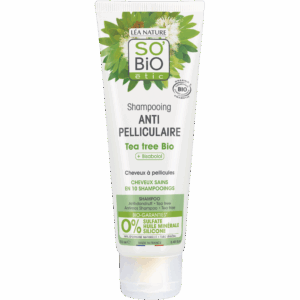 SO’BiO étic Šampon proti lupům s tea tree a bisabololem BIO (250 ml) - se šťávou z aloe vera