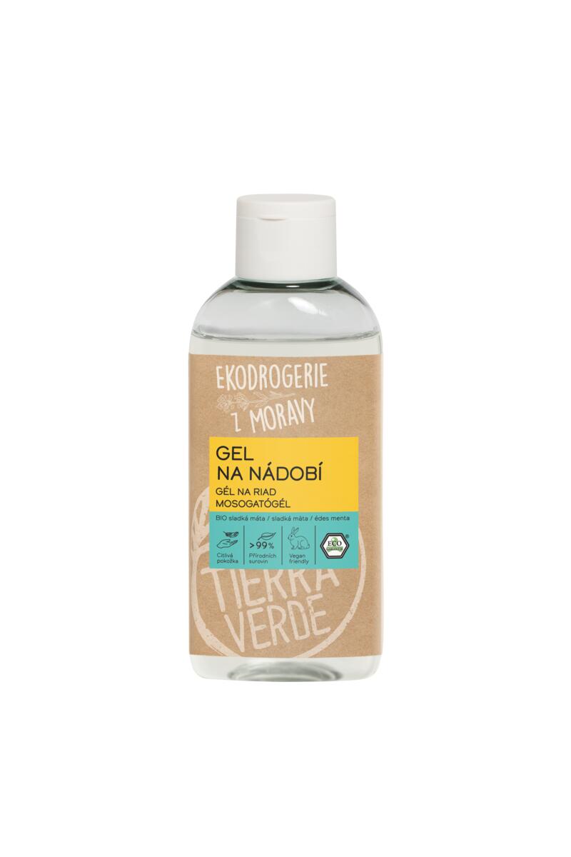 Tierra Verde Gel na nádobí - BIO sladká máta - 100 ml