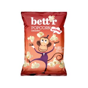 Popcorn s mořskou solí 60 g BIO   BETT´R