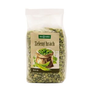 Hrách zelený půlený 500 g BIO   BIO NEBIO