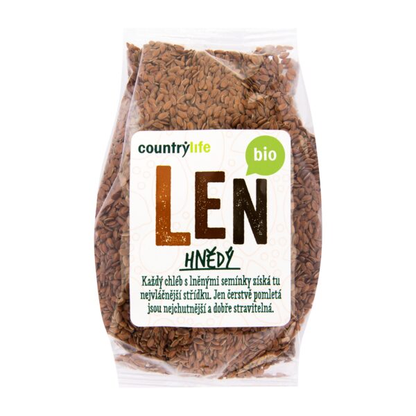 Len hnědý 300 g BIO   COUNTRY LIFE