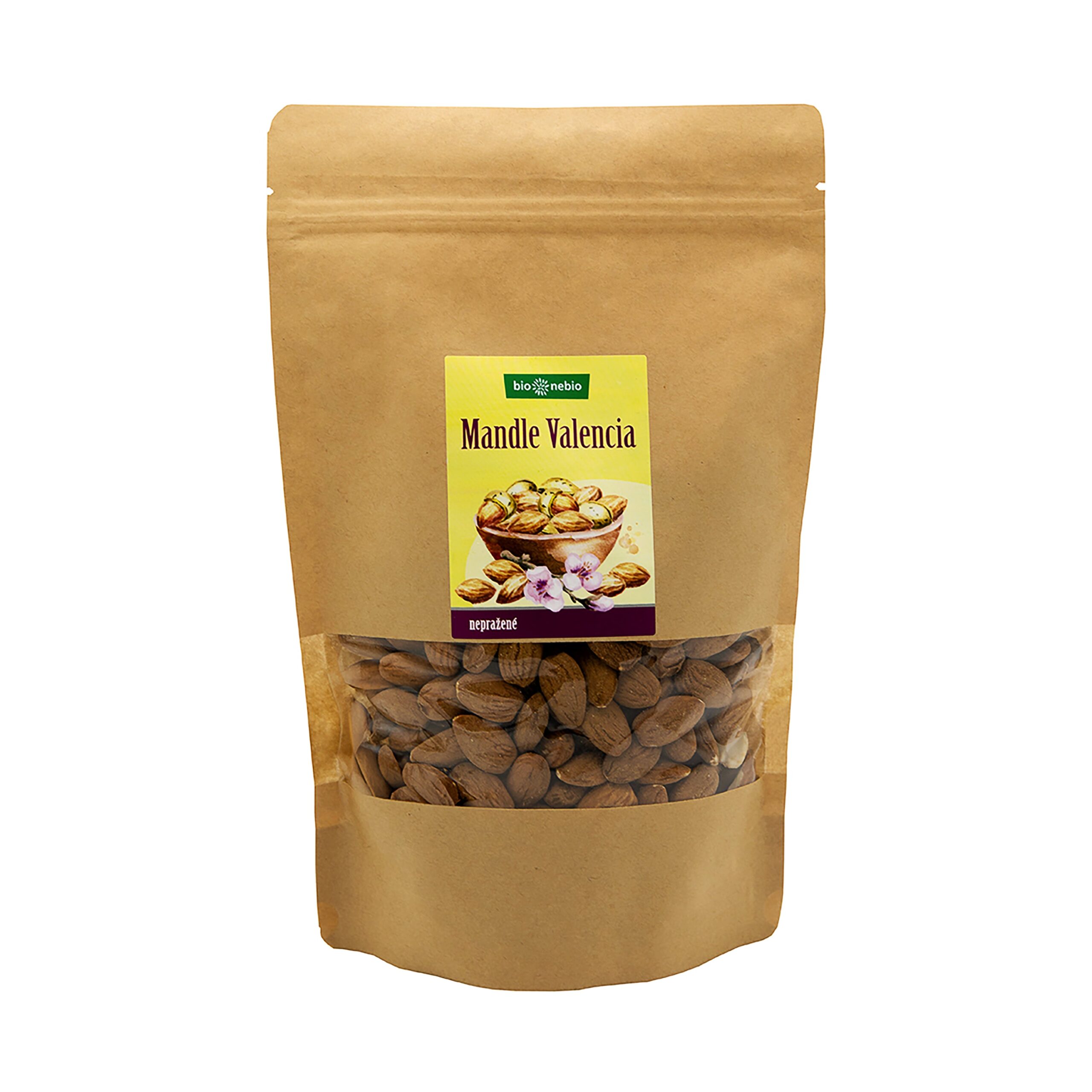 Mandle Valencia 500 g   BIO NEBIO