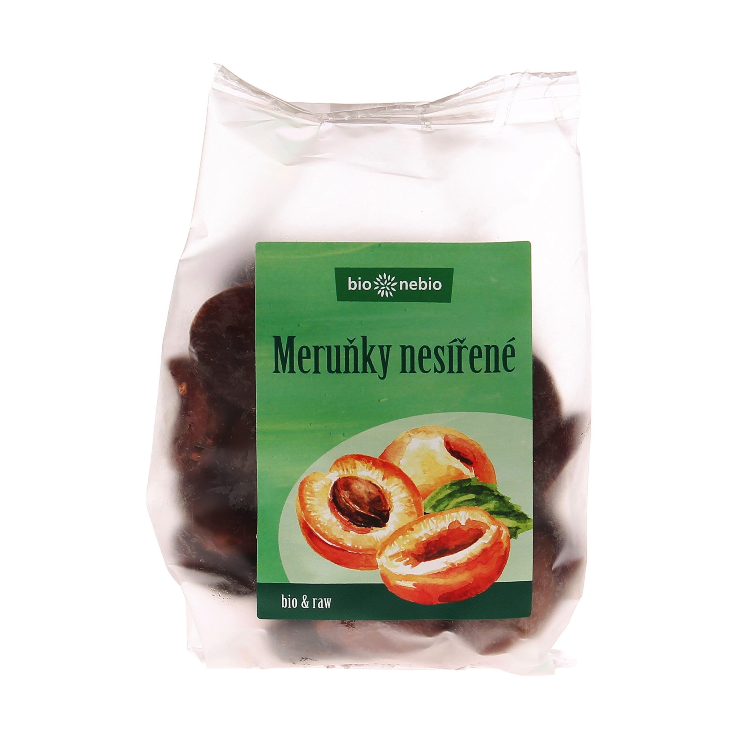Meruňky sušené nesířené 300 g BIO   BIO NEBIO