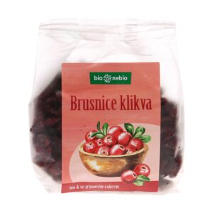 Klikva brusnice se třtinovým cukrem 200 g BIO   BIO NEBIO