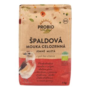 PROBIO Mouka špaldová celozrnná jemně mletá BIO (1 kg)