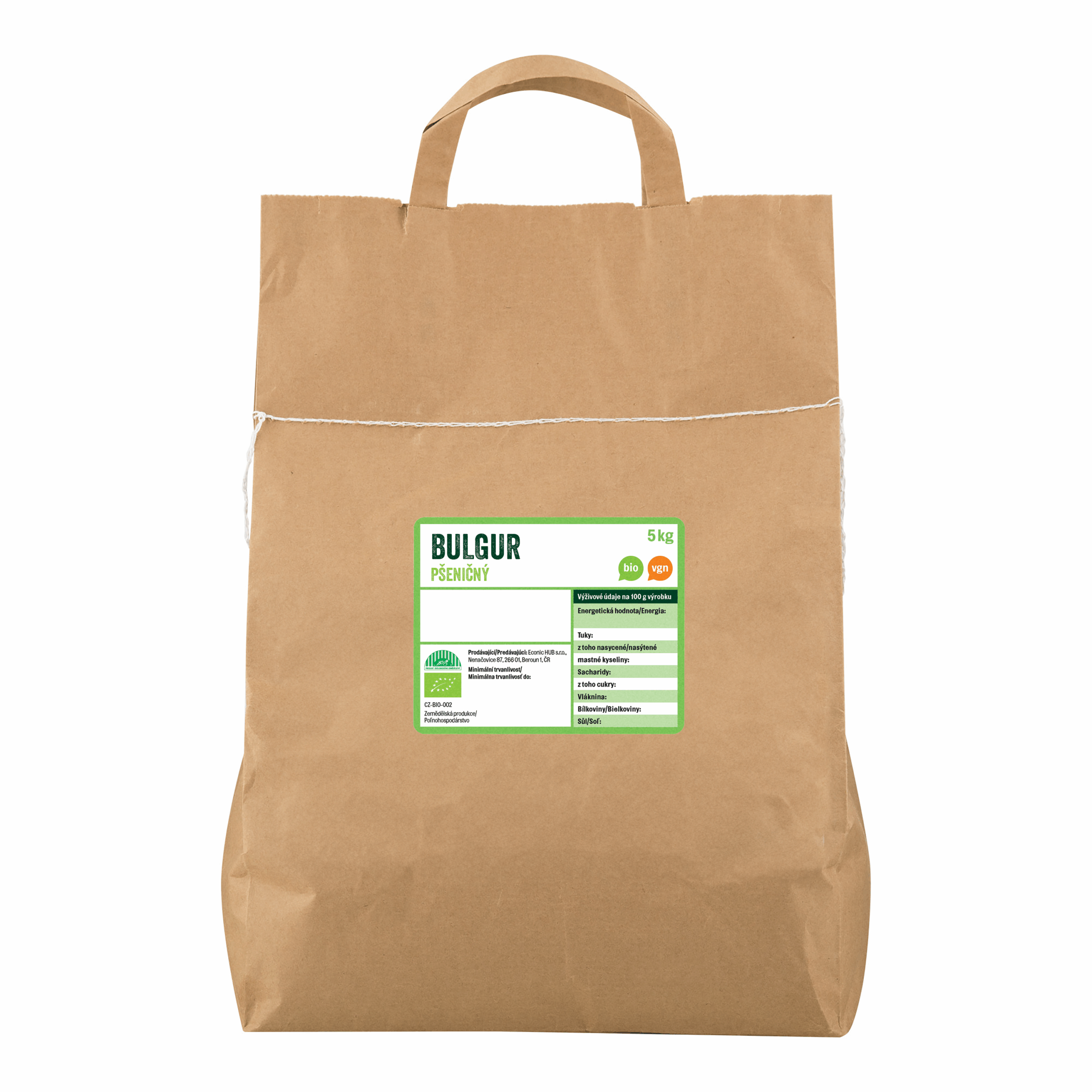 Bulgur pšeničný 5 kg BIO   COUNTRY LIFE