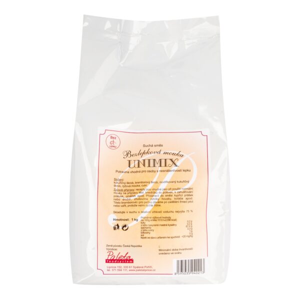 Mouka bezlepková UNIMIX 1 kg   PALETA