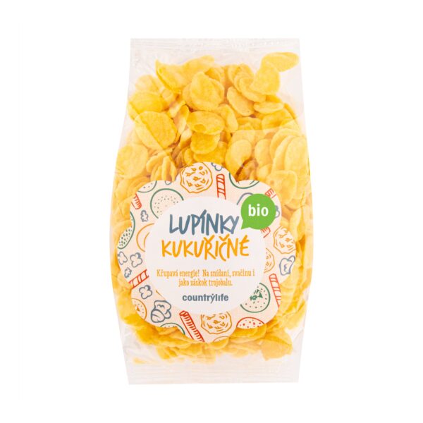 Lupínky kukuřičné 200 g BIO   COUNTRY LIFE