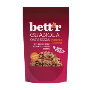 Granola s ovocem a kokosem bezlepková 300 g BIO   BETT´R