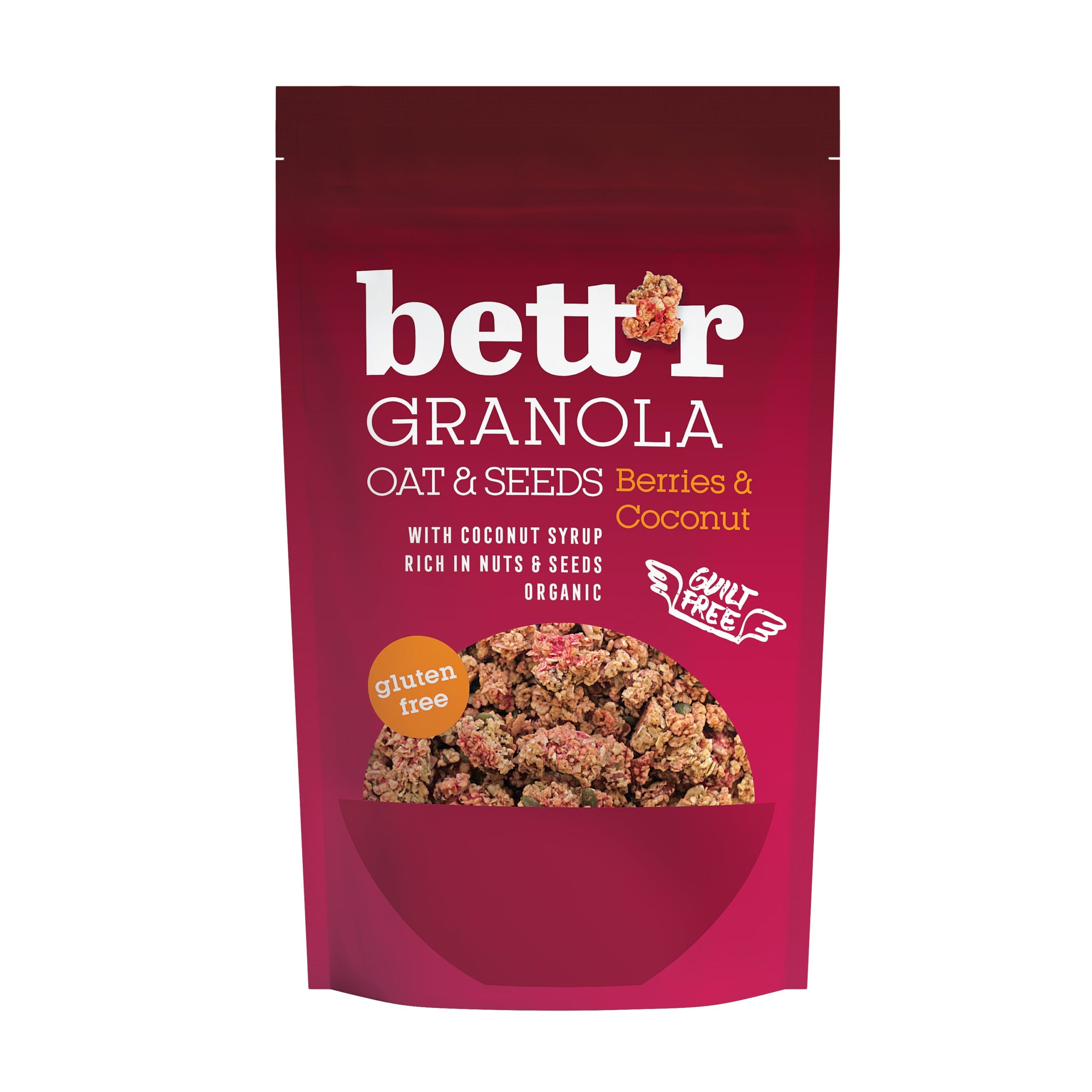 Granola s ovocem a kokosem bezlepková 300 g BIO   BETT´R