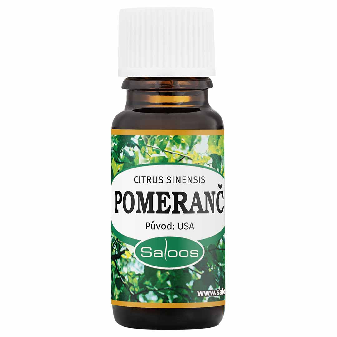 Saloos Esenciální olej Pomeranč (10 ml) - energie pro tělo i mysl