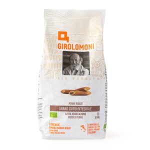 Těstoviny penne celozrnné semolinové 500 g BIO    GIROLOMONI