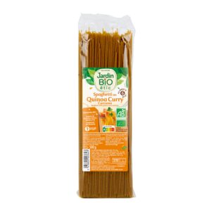 Špagety s quinoovou moukou Curry 500 g BIO   JARDIN BIO