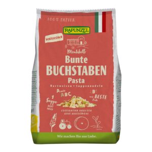 Písmenka semolina barevná 500 g BIO   RAPUNZEL