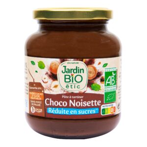 Pomazánka čokoládovo-lískooříšková se sníženým obsahem cukru 350 g BIO   JARDIN BIO