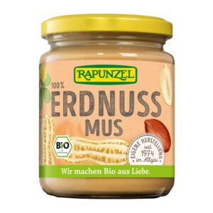 Pasta 100 % arašídová jemná 250 g BIO   RAPUNZEL
