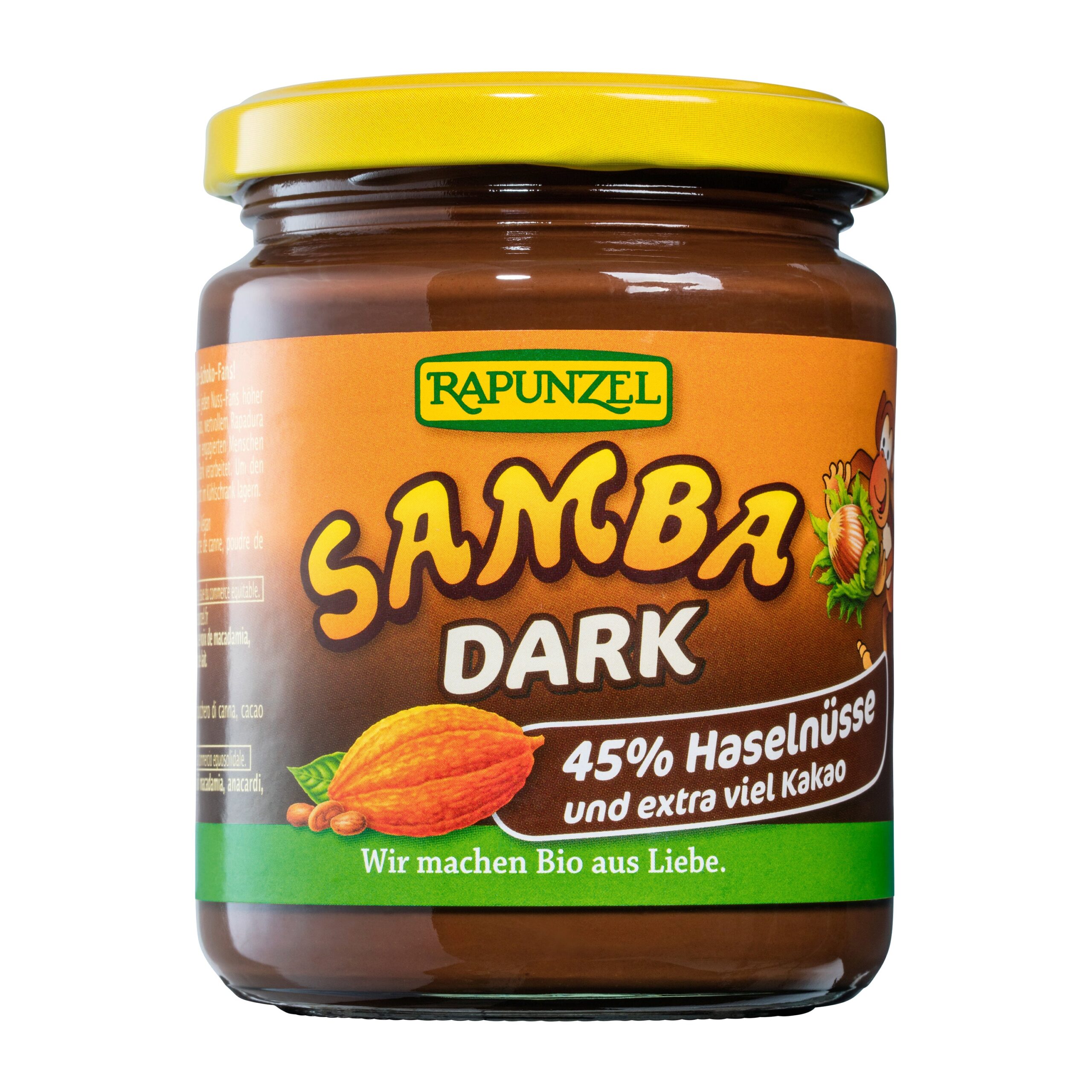 Pomazánka oříšková SAMBA dark 250 g BIO   RAPUNZEL
