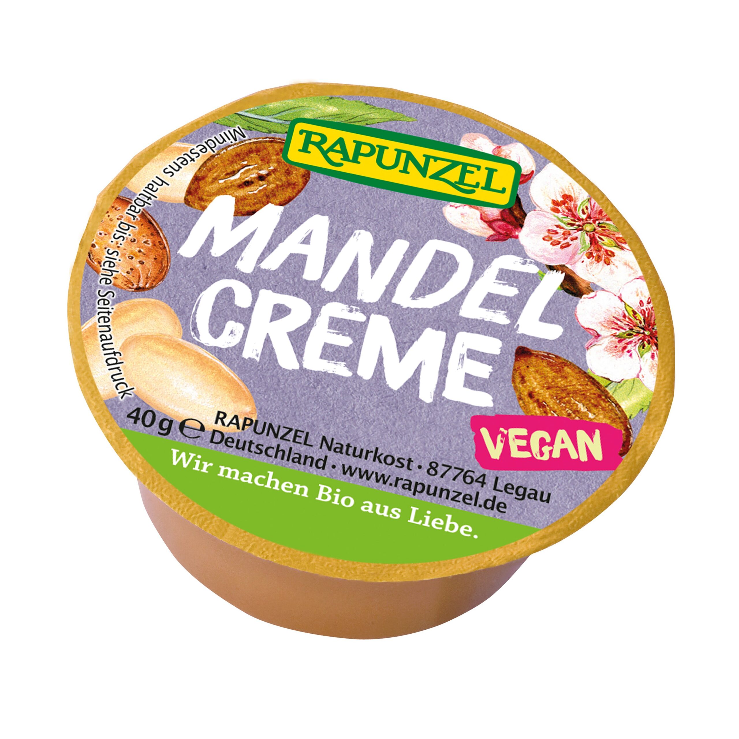 Rapunzel Krém mandlový BIO - mini (40 g) - na lžičku, dochucení i dodání rychlé energie