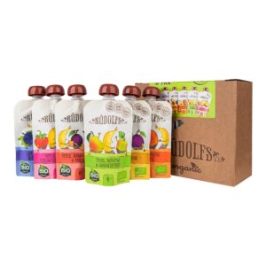 Příkrm různé druhy sada 6 ks - kapsička 660 g BIO   RUDOLFS