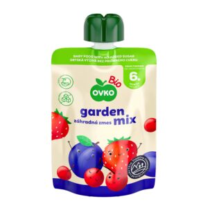 Příkrm ovocný zahradní směs - kapsička 90 g BIO   OVKO