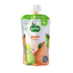 Příkrm hruška - kapsička 120 g   OVKO