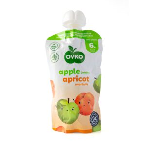 Příkrm jablko, meruňka - kapsička 120 g   OVKO