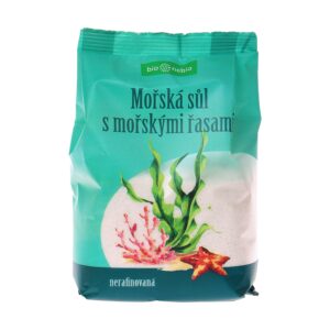 Sůl mořská s mořskými řasami 500 g   BIO NEBIO