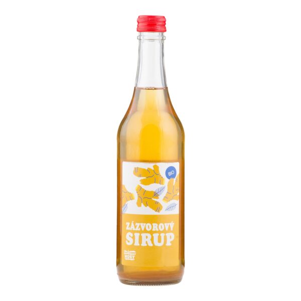 Sirup zázvorový 500 ml BIO   MOŠTÁRNA HOSTĚTÍN