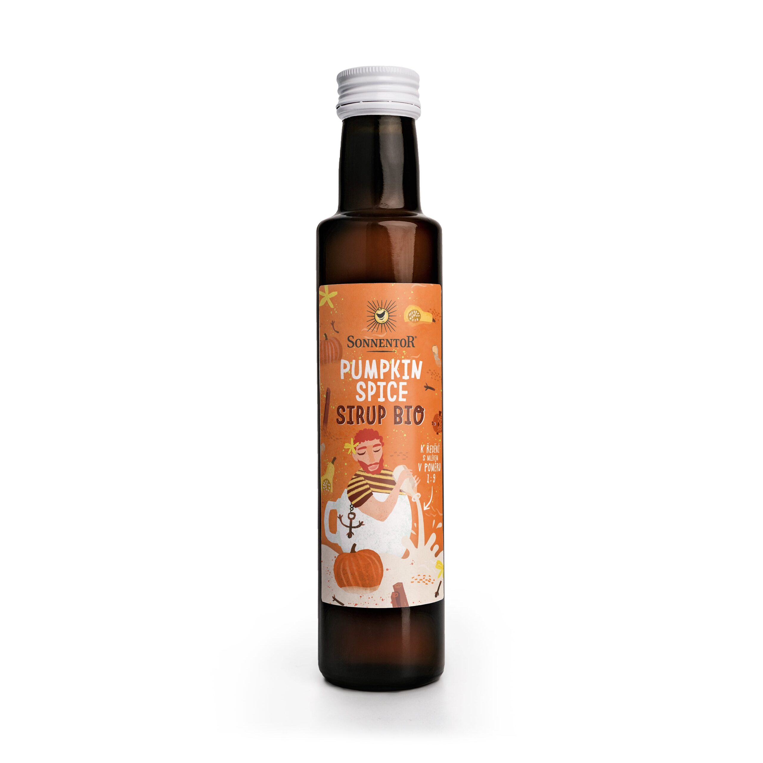 Sonnentor Sirup BIO - Pumpkin spice (250 ml) - na přípravu pumpkin spice latte
