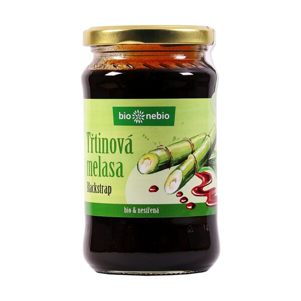 Melasa třtinová nesířená 450 g BIO   BIO NEBIO