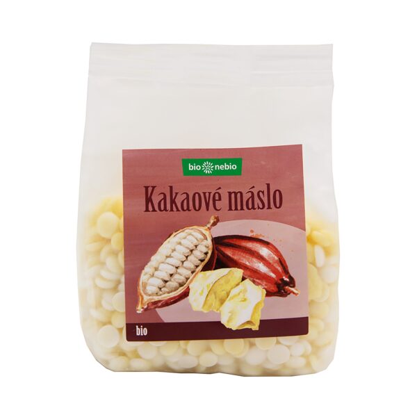 Máslo kakaové pecičky 150 g BIO   BIO NEBIO