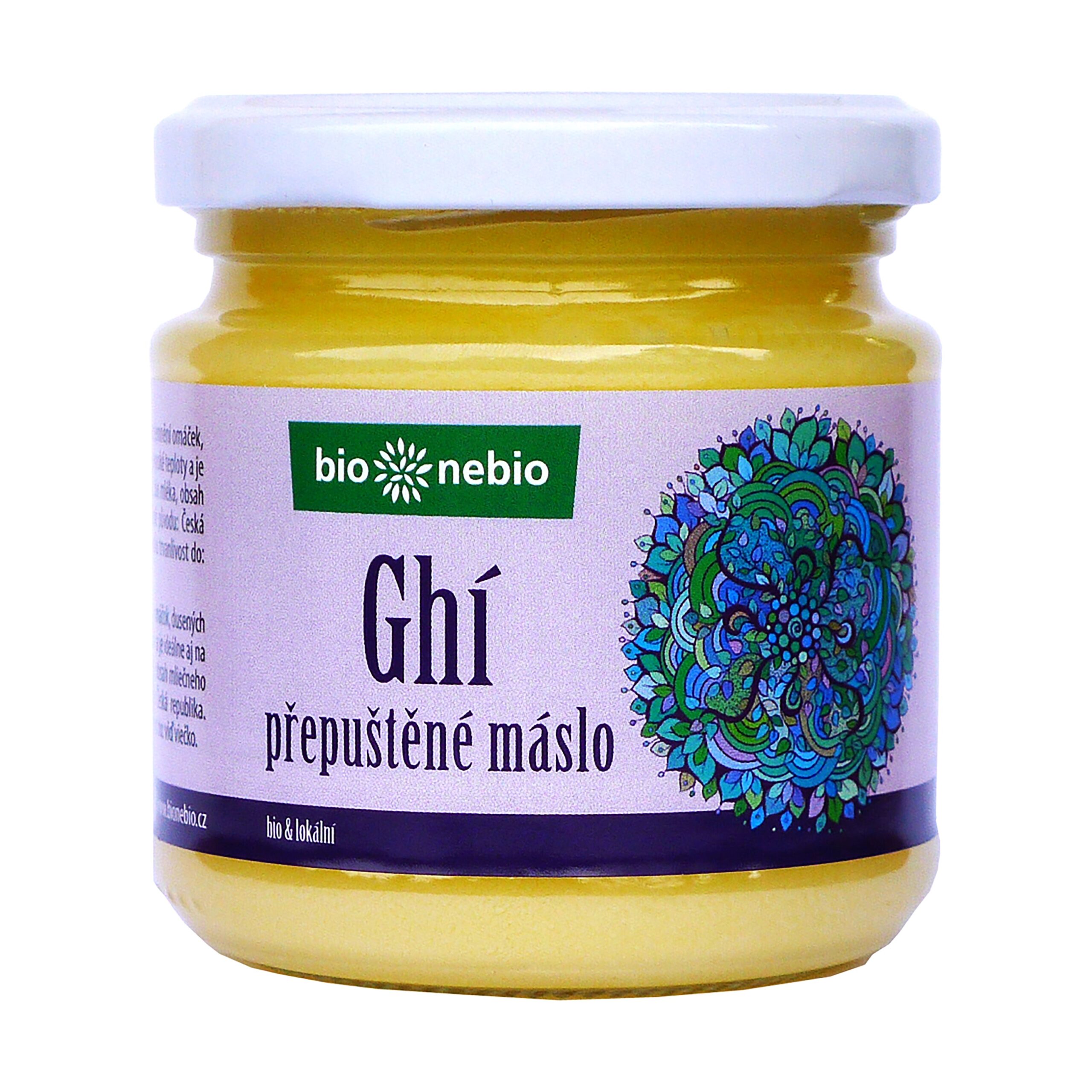 Máslo přepuštěné ghí ČESKÉ 210 ml BIO   BIO NEBIO