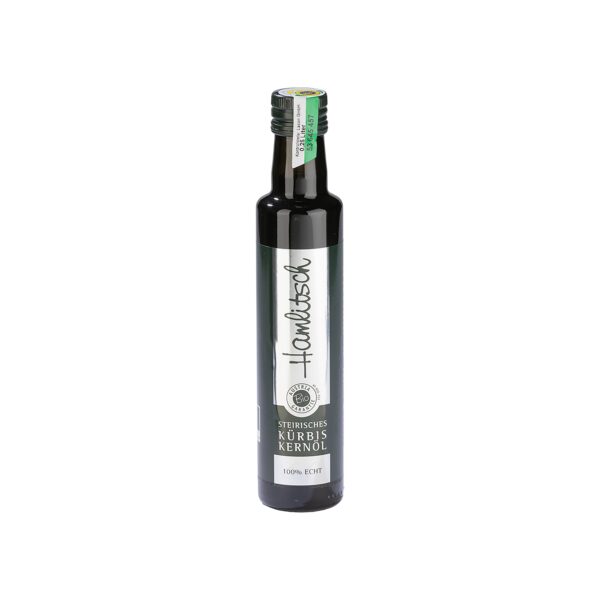 Hamlitsch Olej dýňový štýrský BIO (250 ml) - a autentickou chutí a vůní