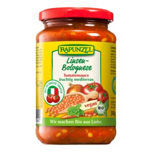 Omáčka boloňská s červenou čočkou 340 g BIO   RAPUNZEL