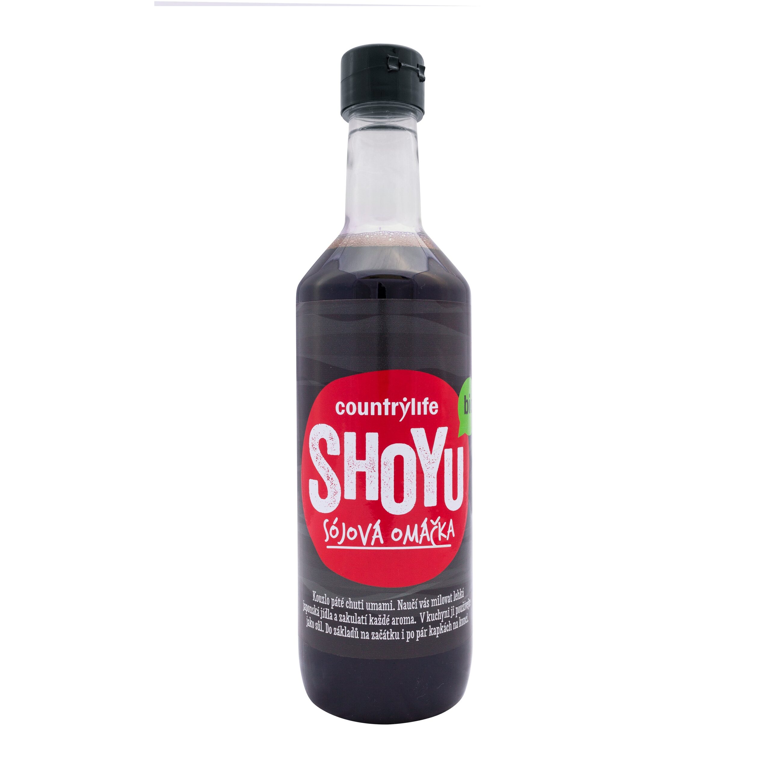Shoyu sójová omáčka 500 ml BIO   COUNTRY LIFE