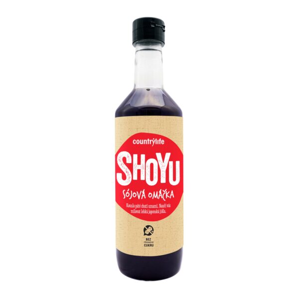 Shoyu sójová omáčka 500 ml   COUNTRY LIFE
