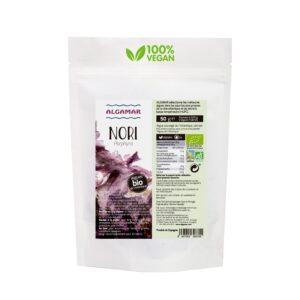 Mořské řasy Nori vločky 50 g BIO   ALGAMAR