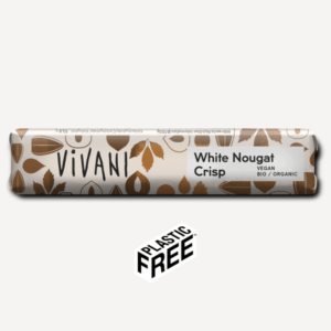 Vivani Čokoládová tyčinka s bílým nugátem s křupinkami BIO (35 g) - delikátní a jemná
