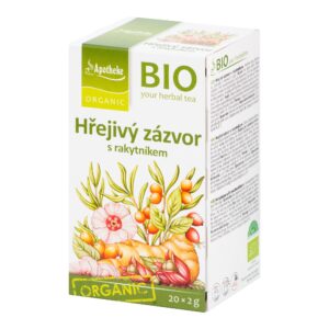 Apotheke Bylinný čaj hřejivý zázvor s rakytníkem BIO - nálev. sáčky (20 x 2 g)