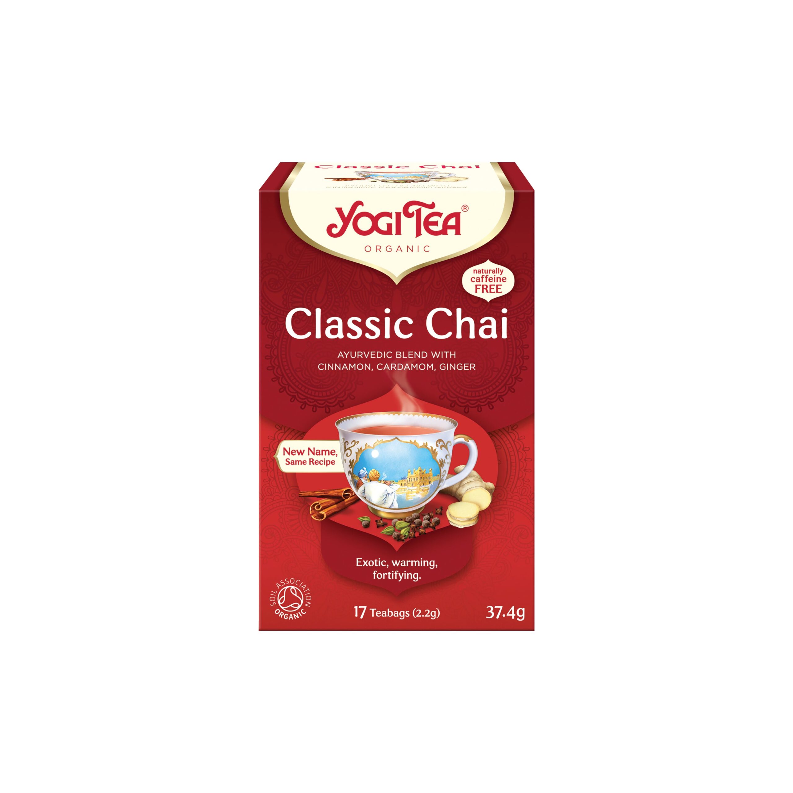Čaj Classic 17 sáčků 37,4 g BIO   YOGI TEA - tradiční receptura