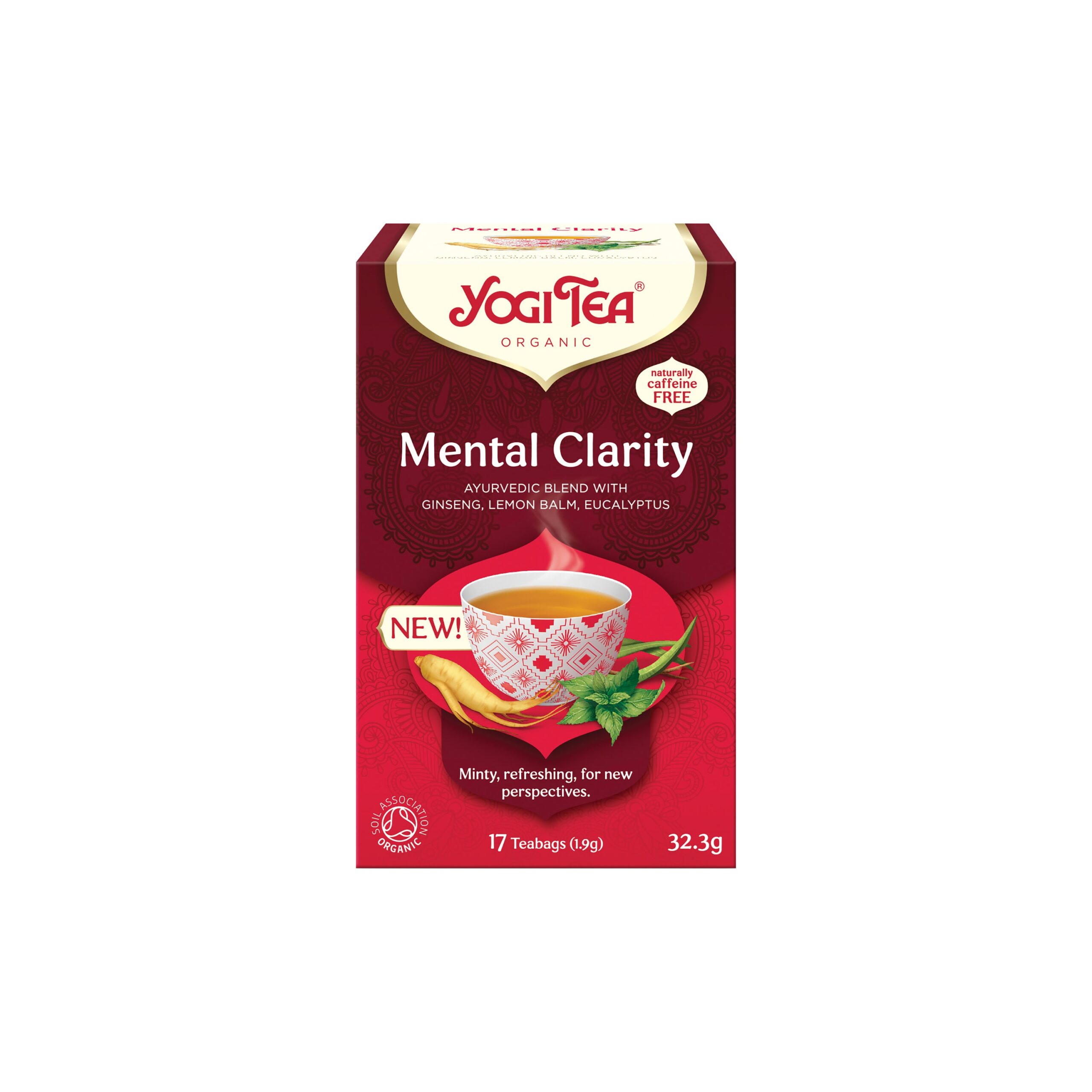 Čaj Jasná mysl 17 sáčků 32,3 g BIO  YOGI TEA