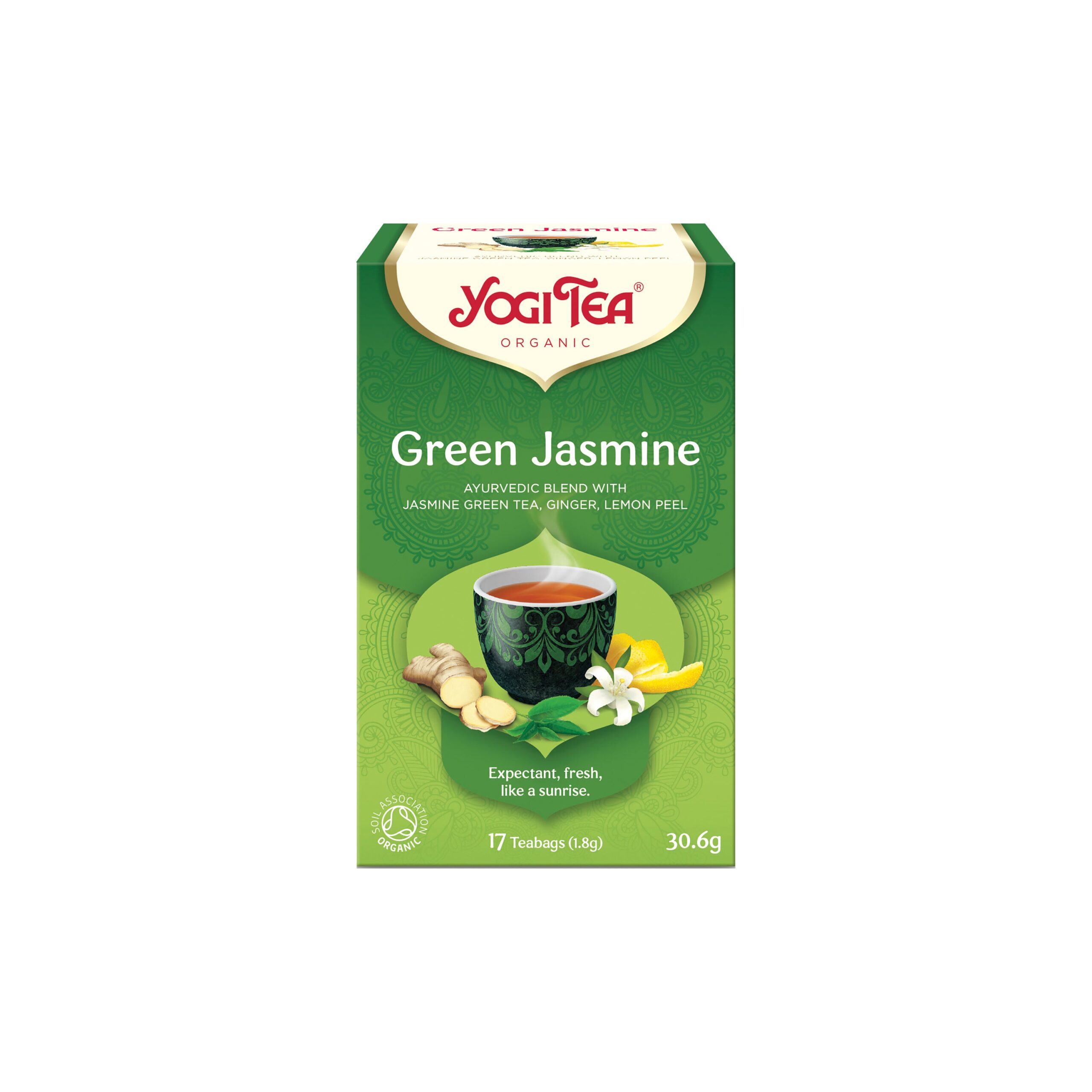 Čaj Zelený jasmín 17 sáčků 30,6 g BIO   YOGI TEA