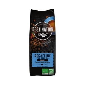 Káva zrnková  bez kofeinu 100 % Arabika 250 g BIO   DESTINATION