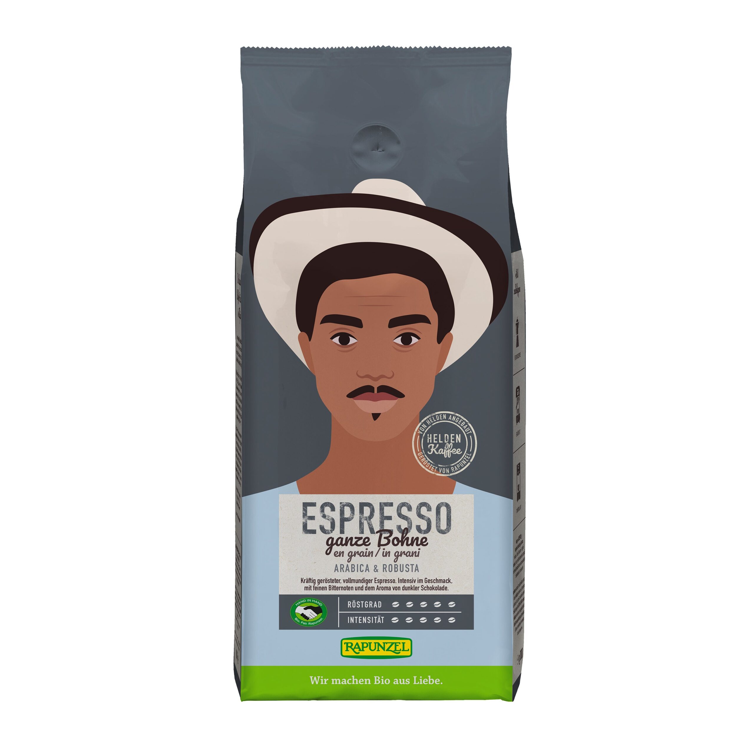 Káva zrnková Espresso 250 g BIO   RAPUNZEL