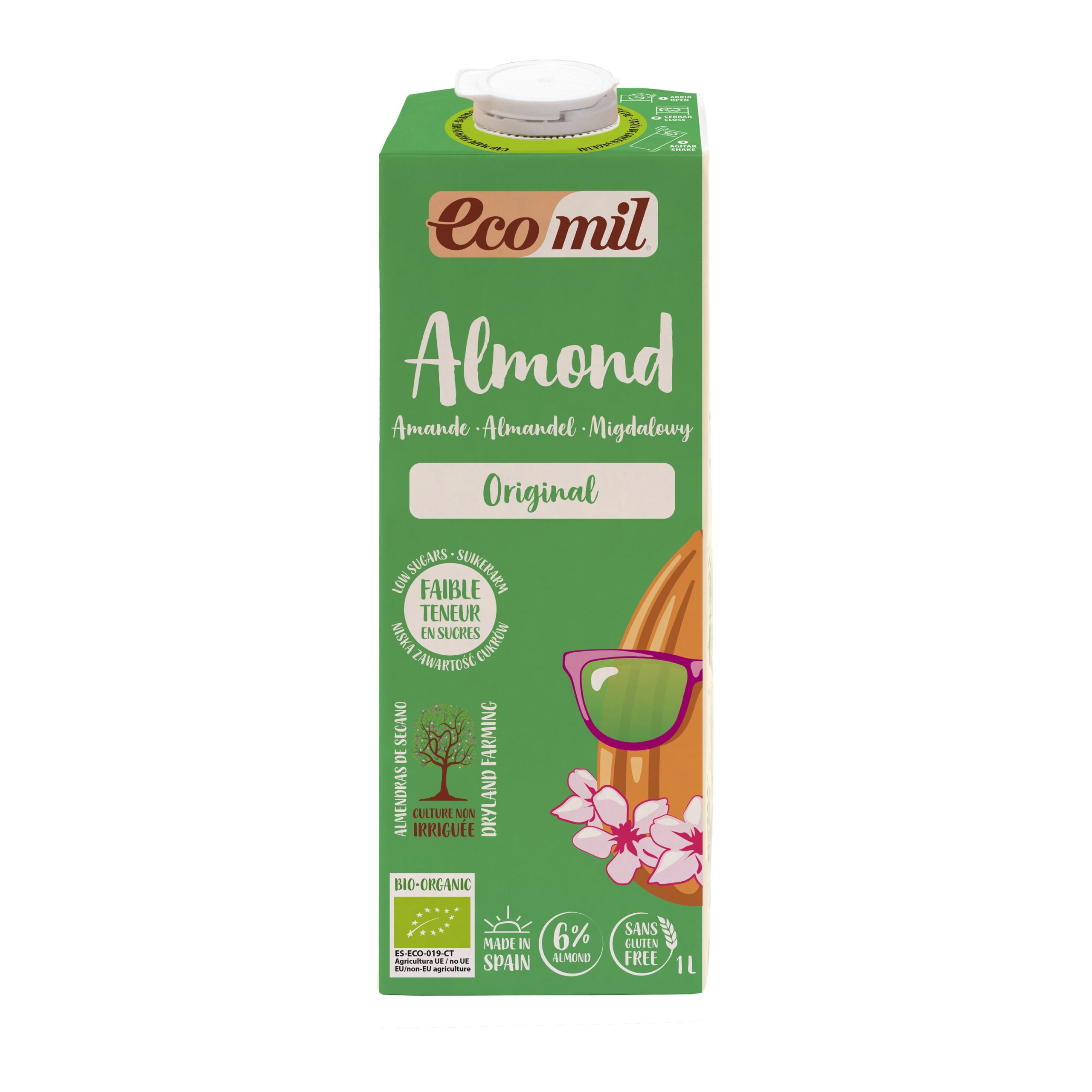 Nápoj ze sladkých mandlí 1 l BIO   ECOMIL