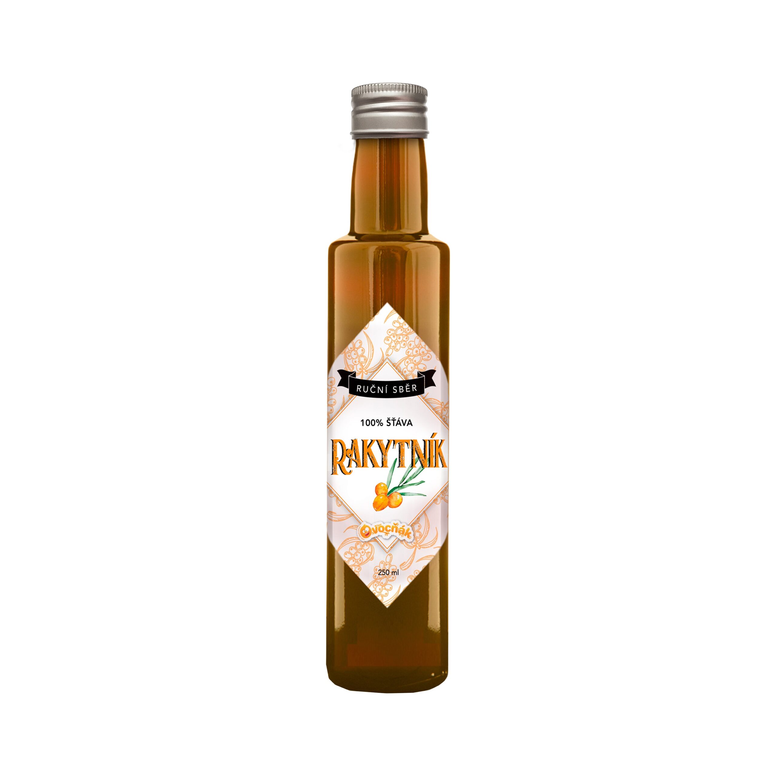 Šťáva rakytníková 100 %  250 ml   OVOCŇÁK