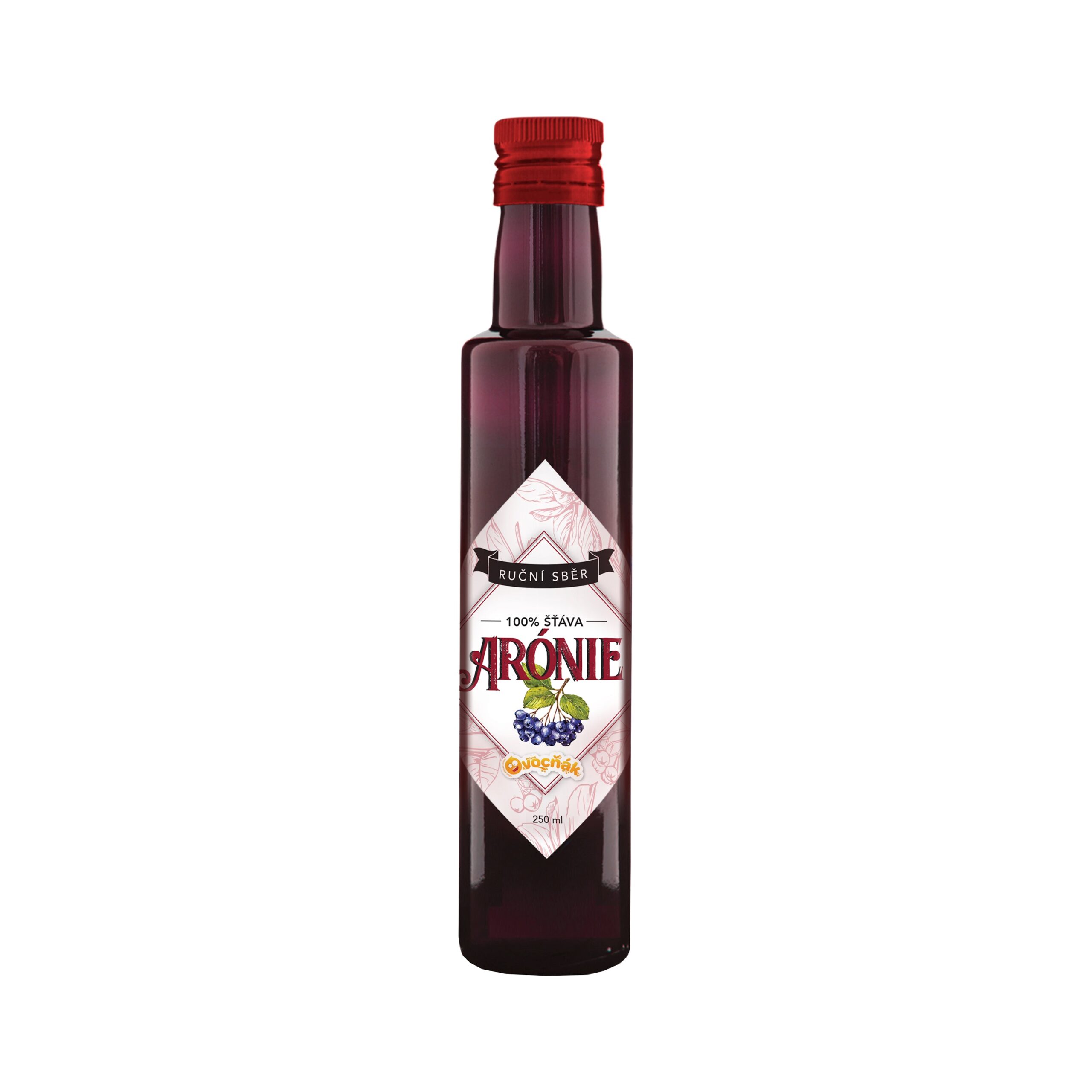 Šťáva aróniová 100 % 250 ml   OVOCŇÁK