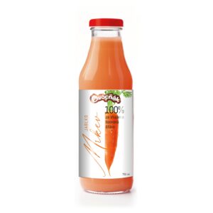 Mošt ovocný jablko-mrkev sklo 750 ml   OVOCŇÁK