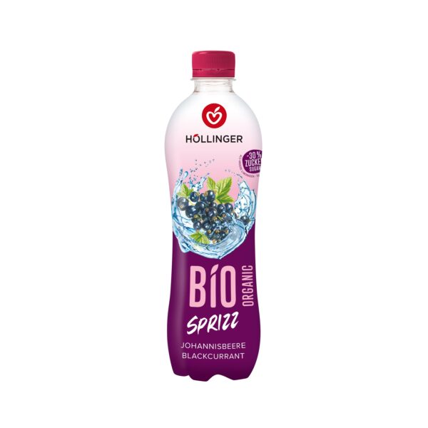 Limonáda černý rybíz 500 ml BIO   HOLLINGER